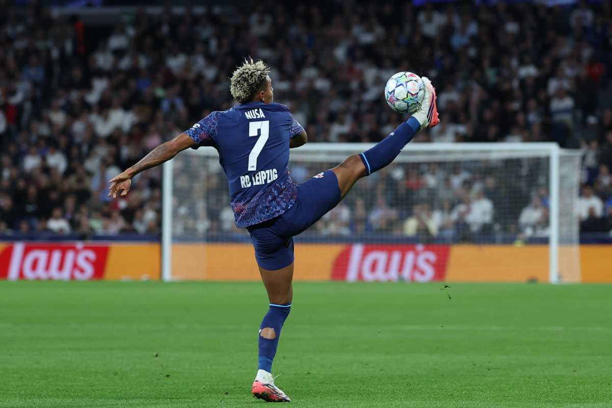 Nusa in azione in Champions League