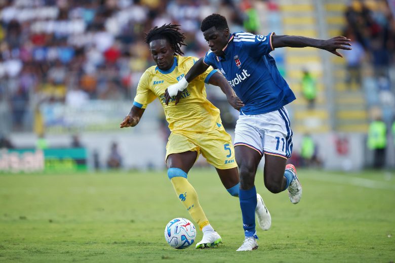 Assane Diao in azione