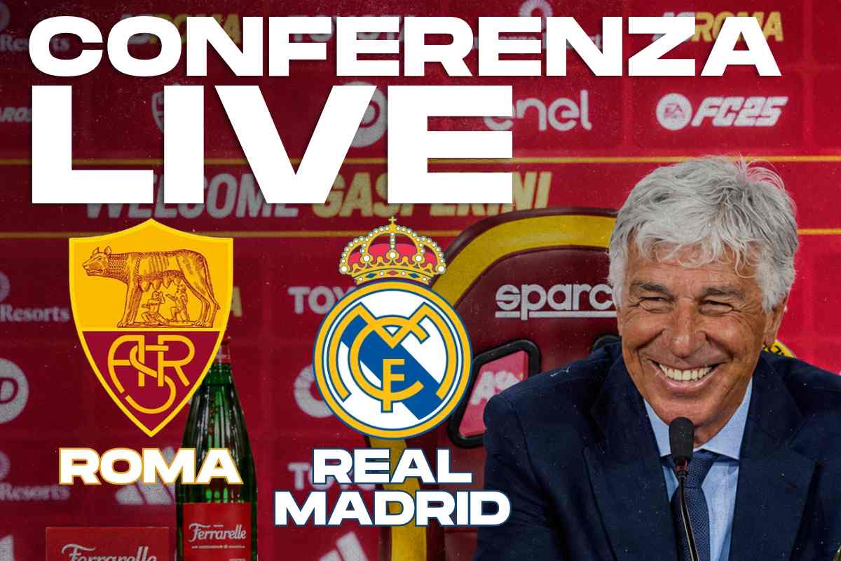 Gian Piero Gasperini in conferenza stampa