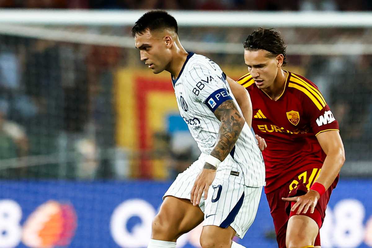 Daniele Ghilardi fronteggia Lautaro Martinez