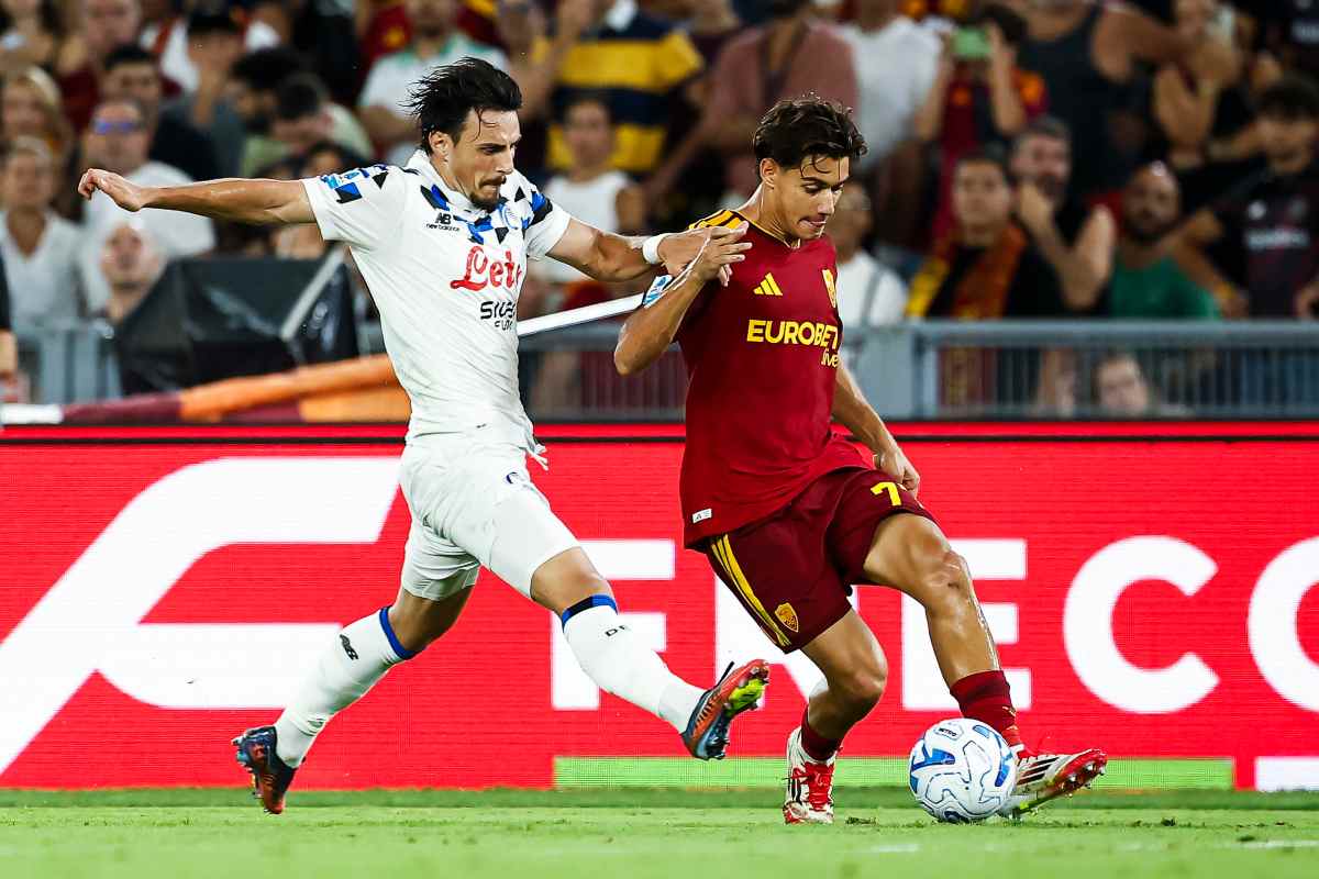 Lulli durante Roma-Atalanta