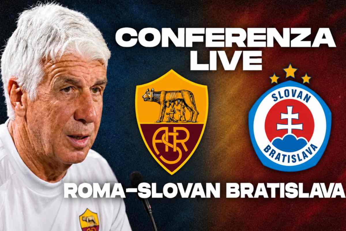 Gian Piero Gasperini parla in conferenza stampa