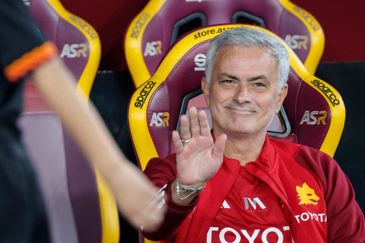 José Mourinho ai tempi della Roma