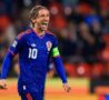 Luka Modric con la Croazia