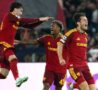 Wesley esulta con de Roon e Soulé